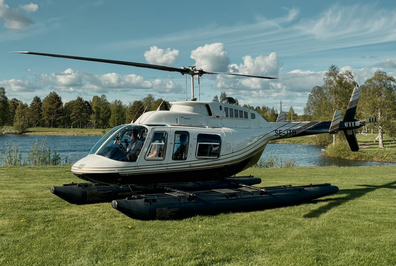 Bell 206L LongRanger – helicopter for aerial work at Arlanda Helicopter