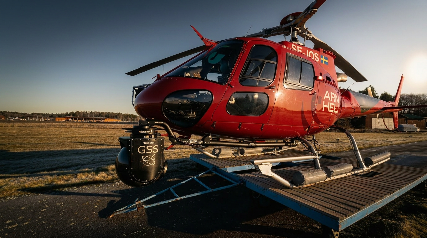 Film and photo – aerial work by helicopter, Arlanda Helicopter