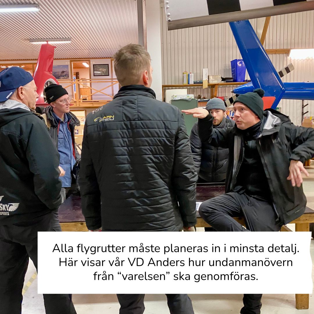 CEO Anders demonstrating the evasive manoeuvre