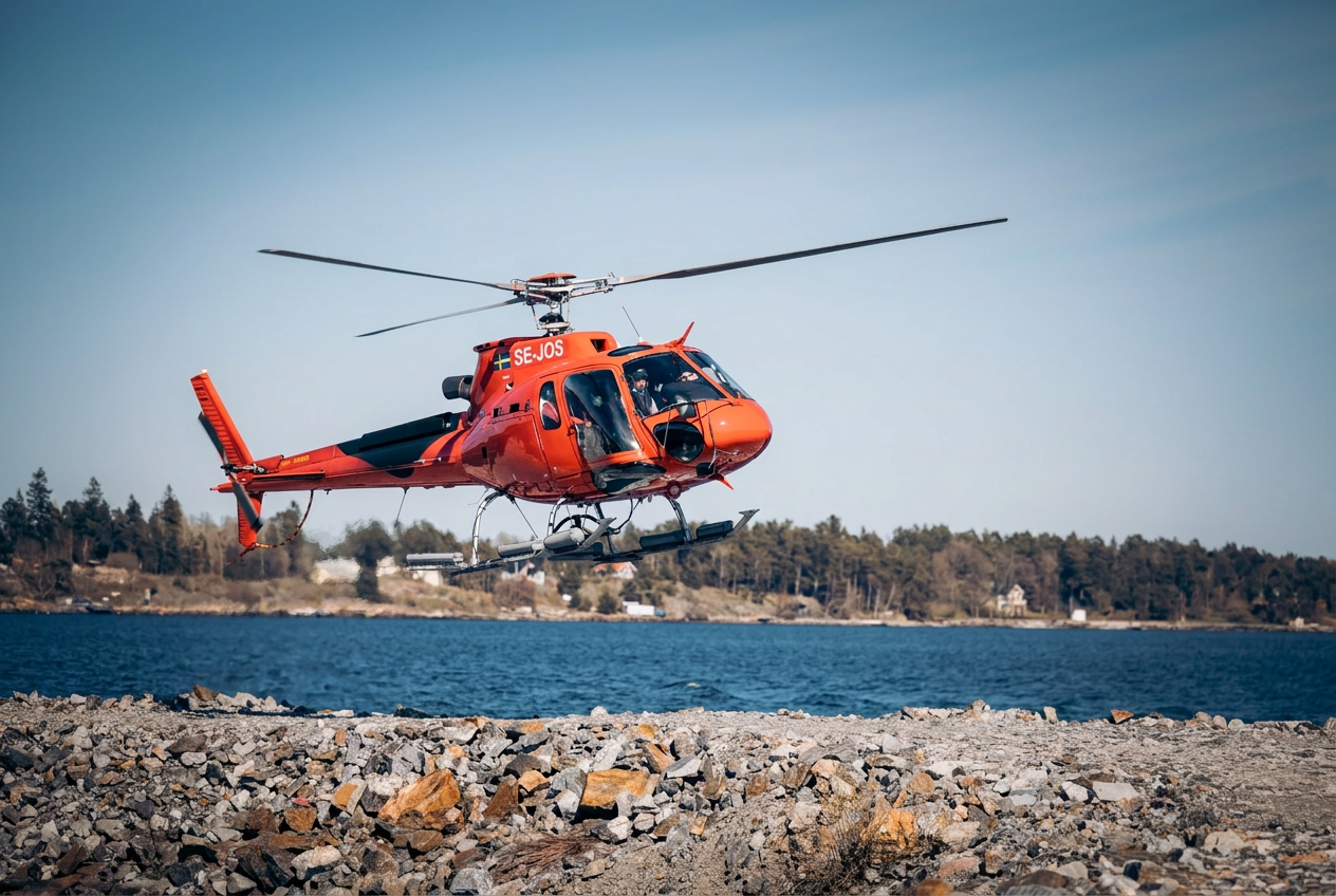 Eurocopter AS350 B3e – helicopter for aerial work at Arlanda Helicopter