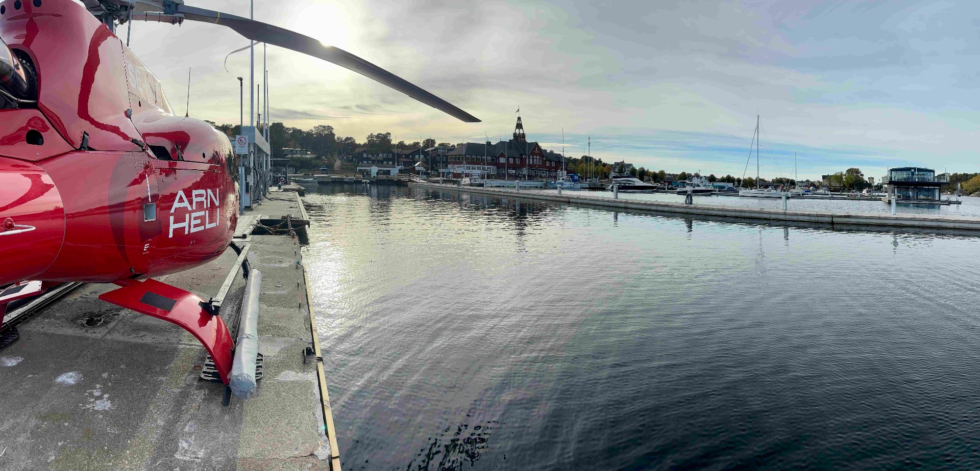 Arlanda Helicopter at Vaxholm