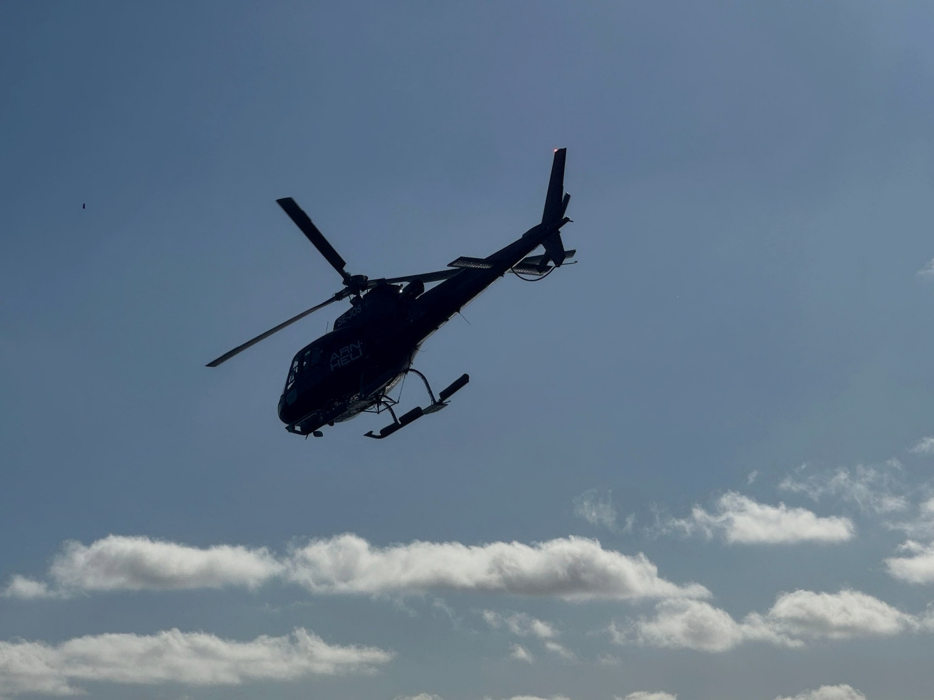 ARLANDA AS350 in flight over Stockholm