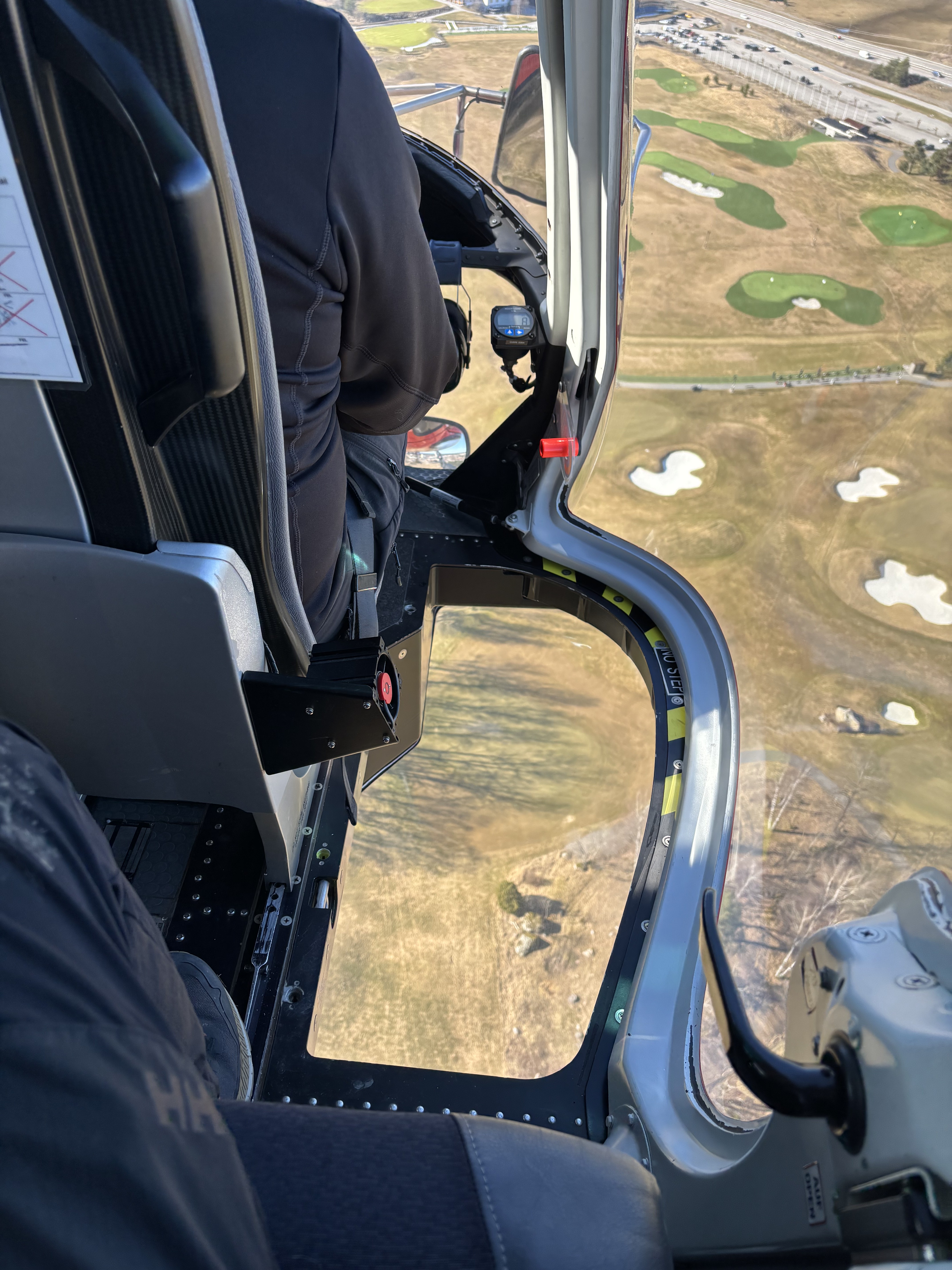Helicopter on a response mission