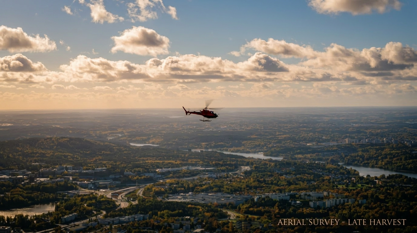 Powerline inspection – aerial work by helicopter, Arlanda Helicopter