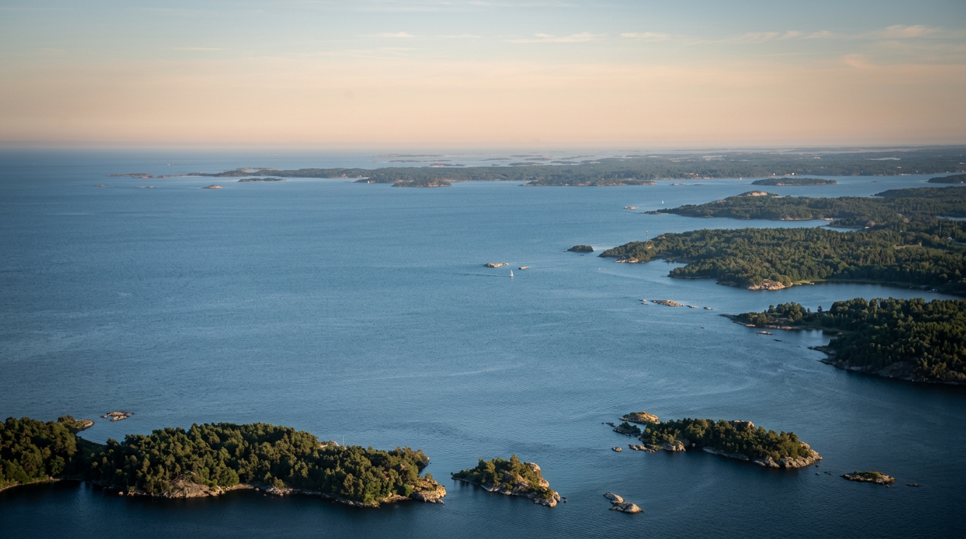 Sandhamn från ovan