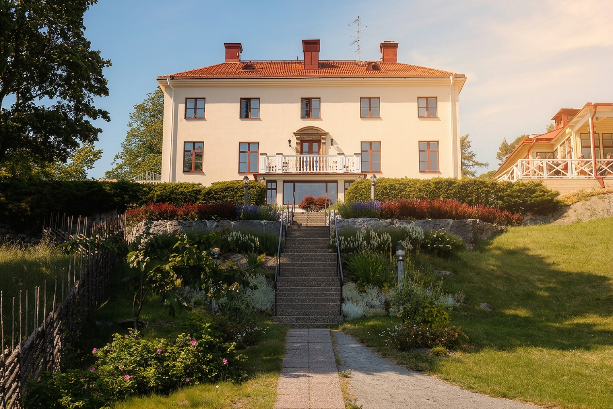 Smådalarö Gård – lunchflygning med helikopter
